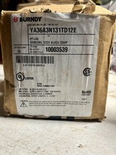 NEW Burndy YA36A3N131TD12E Hylug 600 KCMIL AL9CU Compression Lug (BOX OF 10) picture