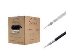 RG6 Coaxial Cable Quad Shield 18AWG Outdoor 3GHz Satellite TV 500FT/1000FT LOT picture