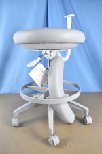 NEW/UNUSED Adec 422 Dental Assistant Stool Driftwood Upholstery picture