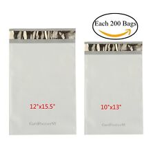 400 Each 200 10x13 12x15.5 Poly Mailers Shipping Envelope Self Sealing Bags 2Mil picture