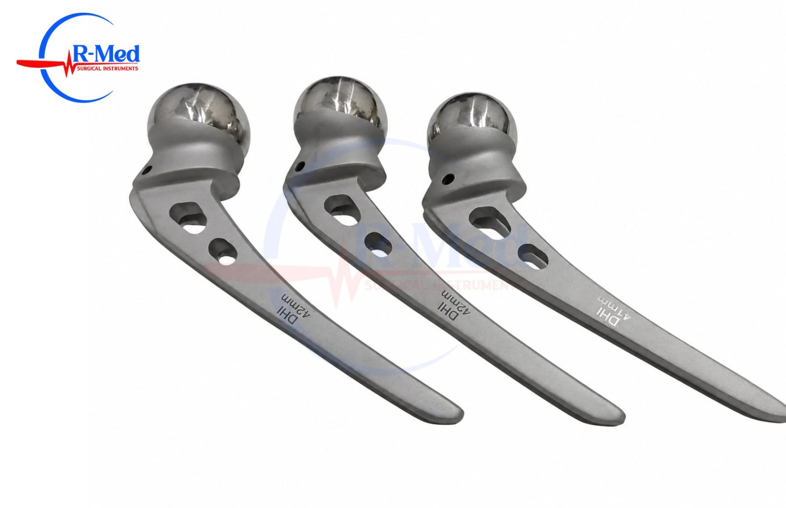 AMP Hip Prosthesis Orthopedic Instruments Set 45mm,47mm & 49mm 3 Pieces Lot AMP Hip Prosthesis Orthopedic Instruments Set 45mm,47mm & 49mm 3 Pieces Lot