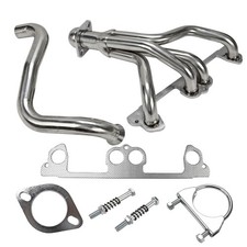 Exhaust Manifold Header W Downpipe For Jeep Wrangler TJ 197-99 2.5 L43hMUXD picture