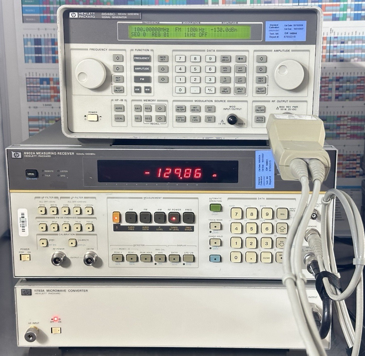 Hewlett Packard HP Agilent 8902A Measuring Receiver  --Calibrated--