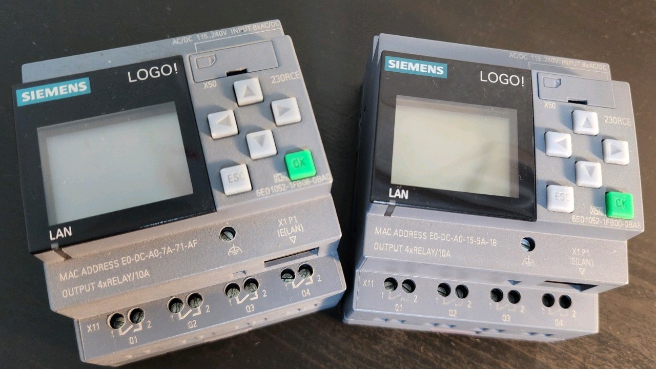 Lot of 2 Siemens LOGO 230RCE PLC 6ED1052-1FB08-0BA0 Ethernet 115-240V
