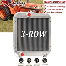 3-Row Radiator For Kubota L2250 L2550 L2250G L2250DT L2550 L2250 FST 17331-72060 picture