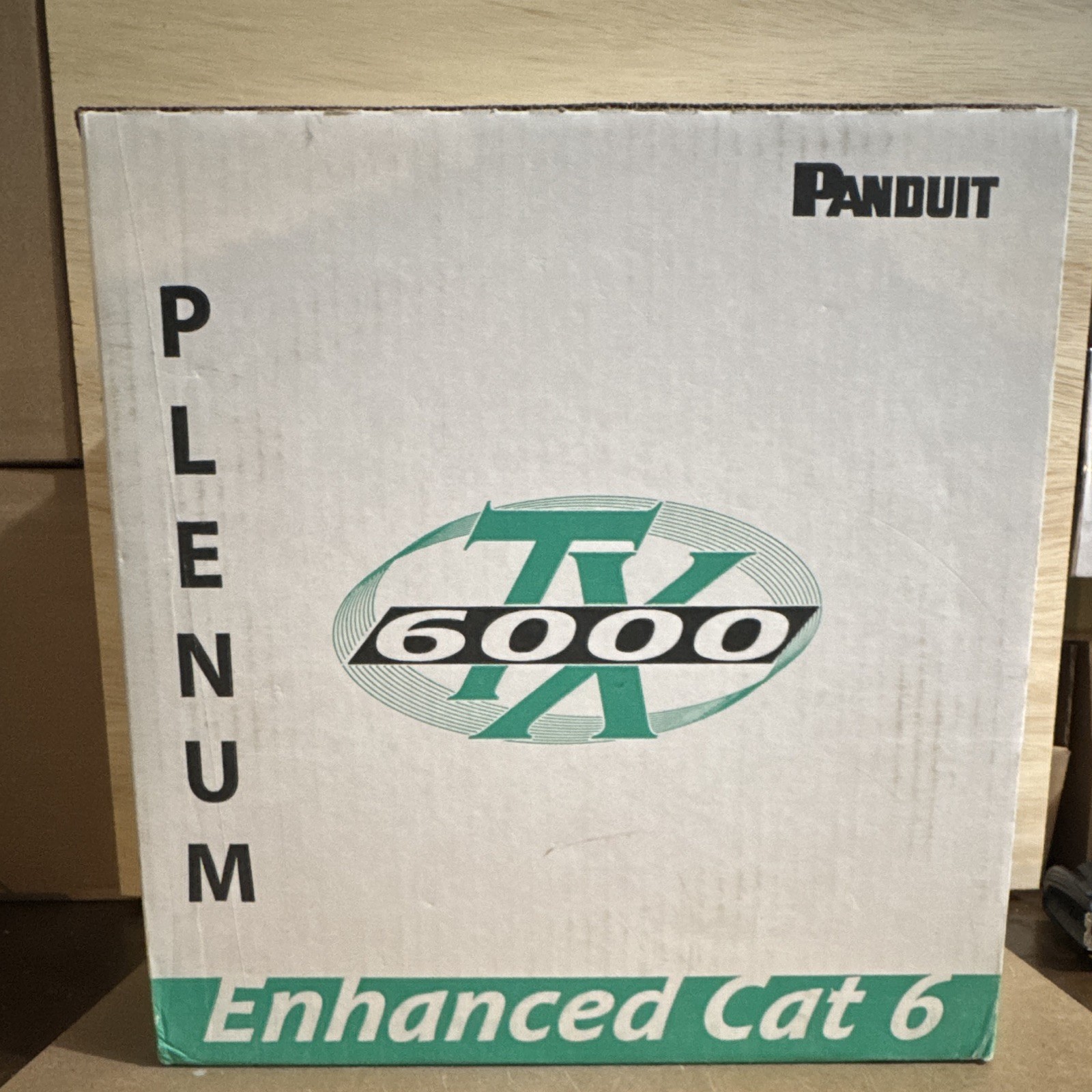 Panduit TX6000 Cat6 U/UTP Plenum CMP Copper Cable 1000ft Blue PUP6004BU-W - 2nd Panduit TX6000 Cat6 U/UTP Plenum CMP Copper Cable 1000ft Blue PUP6004BU-W - 2nd