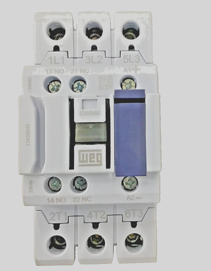 WEG CWB25-11-30C03 IEC Contactor 25A 24V DC 3PST-NO DC Max Amperage 25A Boxed WEG CWB25-11-30C03 IEC Contactor 25A 24V DC 3PST-NO DC Max Amperage 25A Boxed