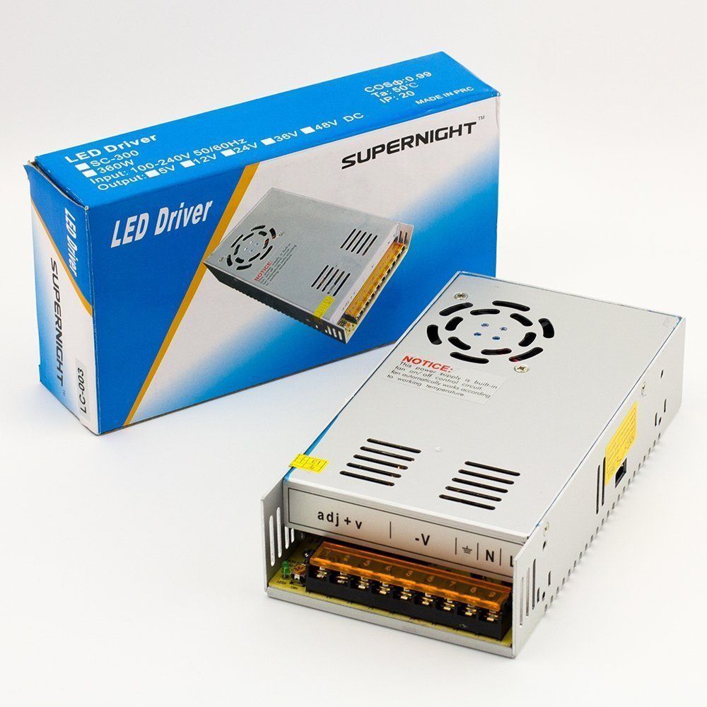 12V 30A 360W Universal Regulated Switching Power Supply AC-DC For LED Light CCTV 12V 30A 360W Universal Regulated Switching Power Supply AC-DC For LED Light CCTV