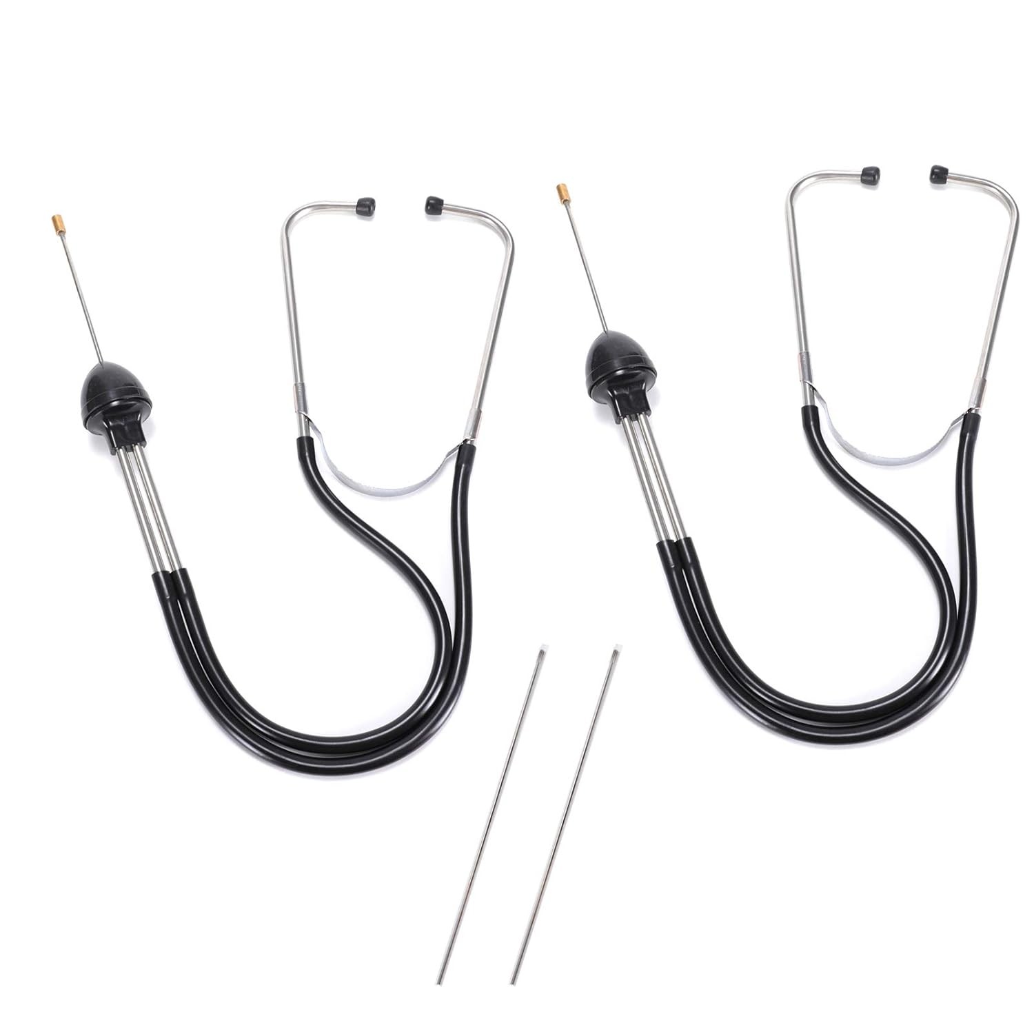 2pcs Automotive Mechanic Stethoscope Engine Stethoscope Tool For Cars Trucks And 2pcs Automotive Mechanic Stethoscope Engine Stethoscope Tool For Cars Trucks And