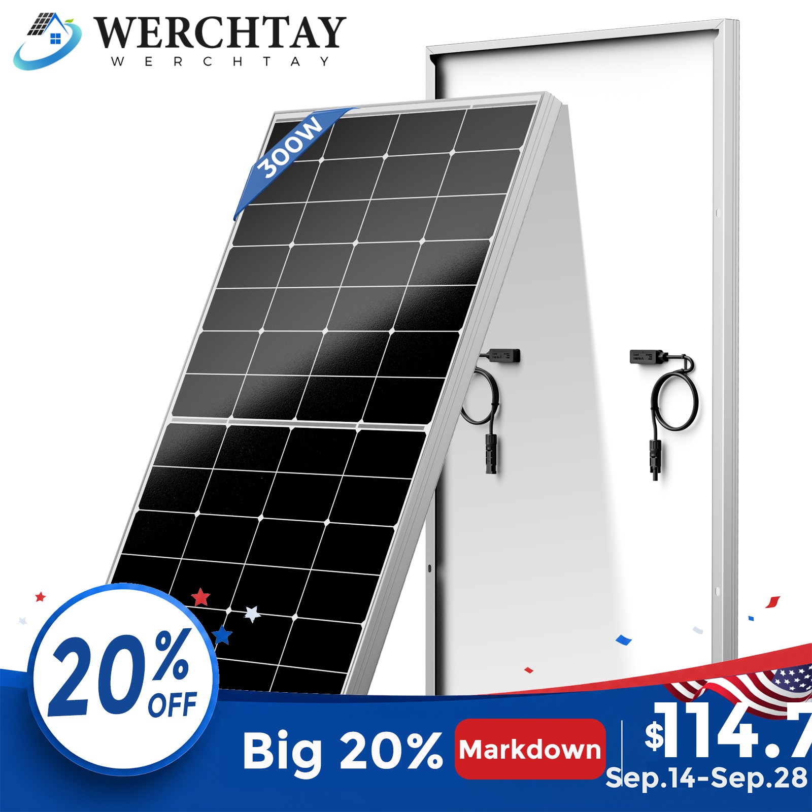 300W BC Solar Panel High Efficiency 26% Farm Home Shed Rooftop On/Off-Grid 300W BC Solar Panel High Efficiency 26% Farm Home Shed Rooftop On/Off-Grid