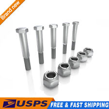 Replacement Shear Bolt Kit 5 Grade 2 Bolts with 5 Nuts picture