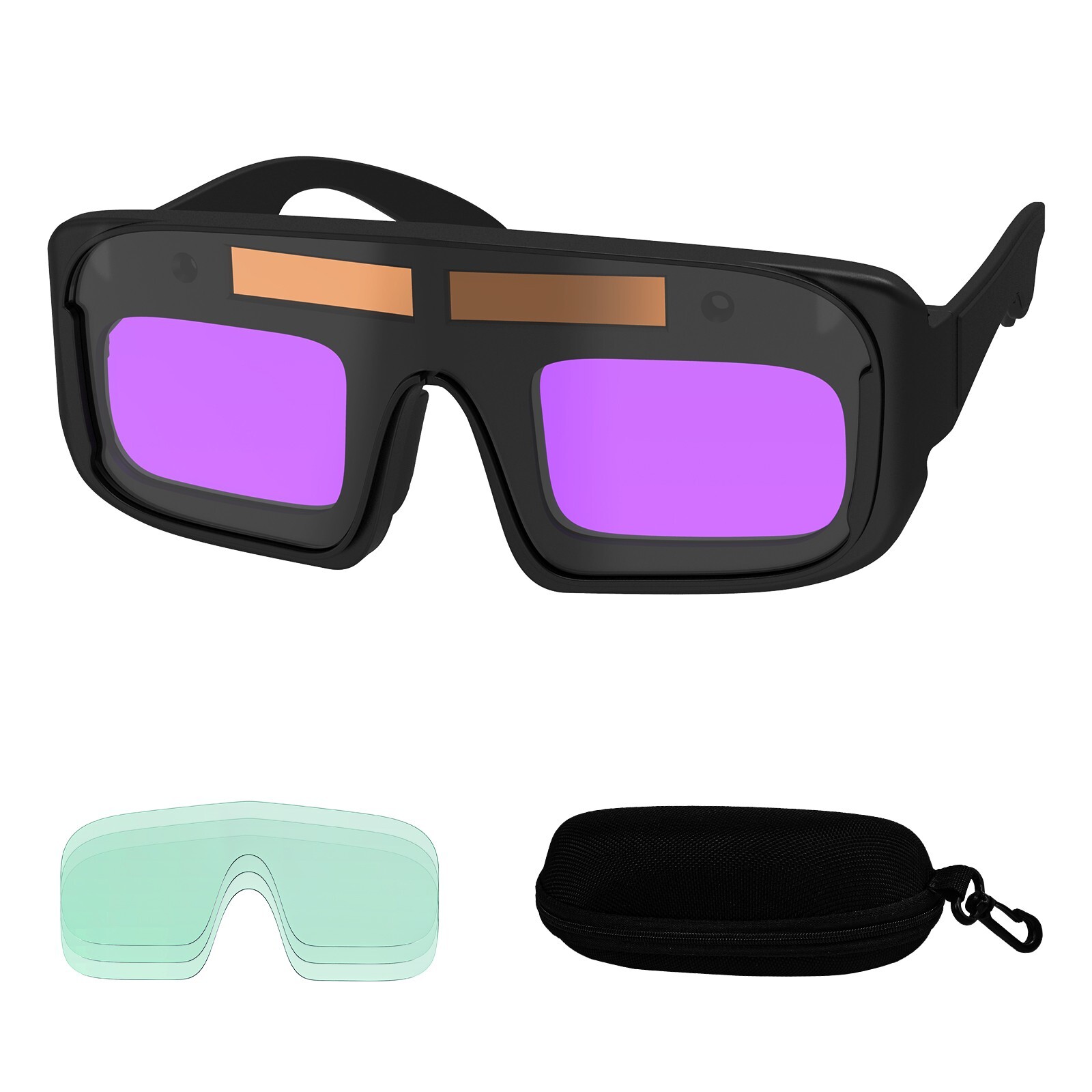 TRQWH Solar Auto Darkening Welding Glasses True Color View Safety Goggles TRQWH Solar Auto Darkening Welding Glasses True Color View Safety Goggles