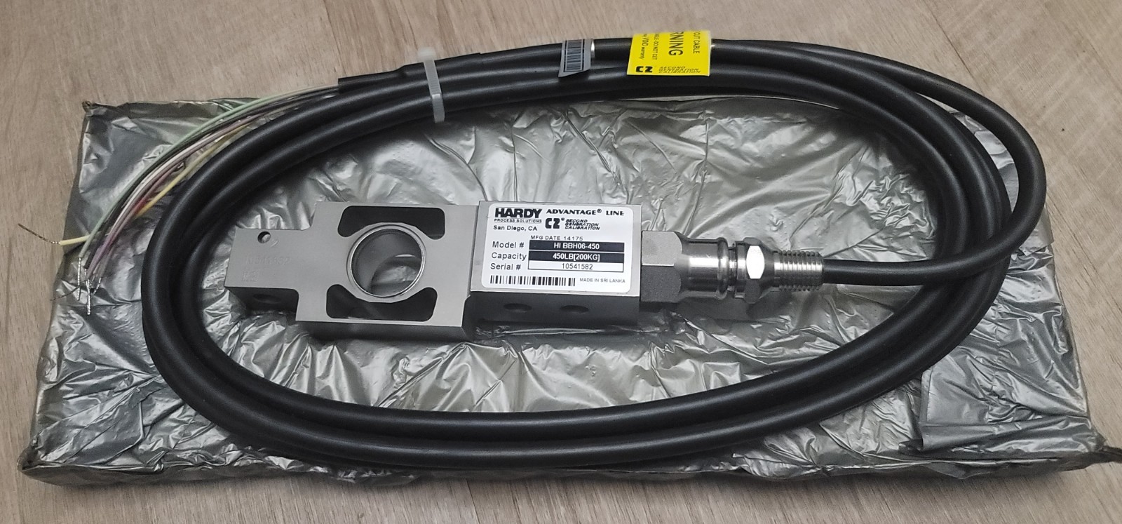 HARDY HI BBH06-450 LOAD SENSOR 450 lb CAPACITY 10FT USA SELLER SAVE $$$ HARDY HI BBH06-450 LOAD SENSOR 450 lb CAPACITY 10FT USA SELLER SAVE $$$