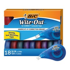 BIC Wite-Out Brand EZ Correct Correction Tape, 18-Count Pack picture
