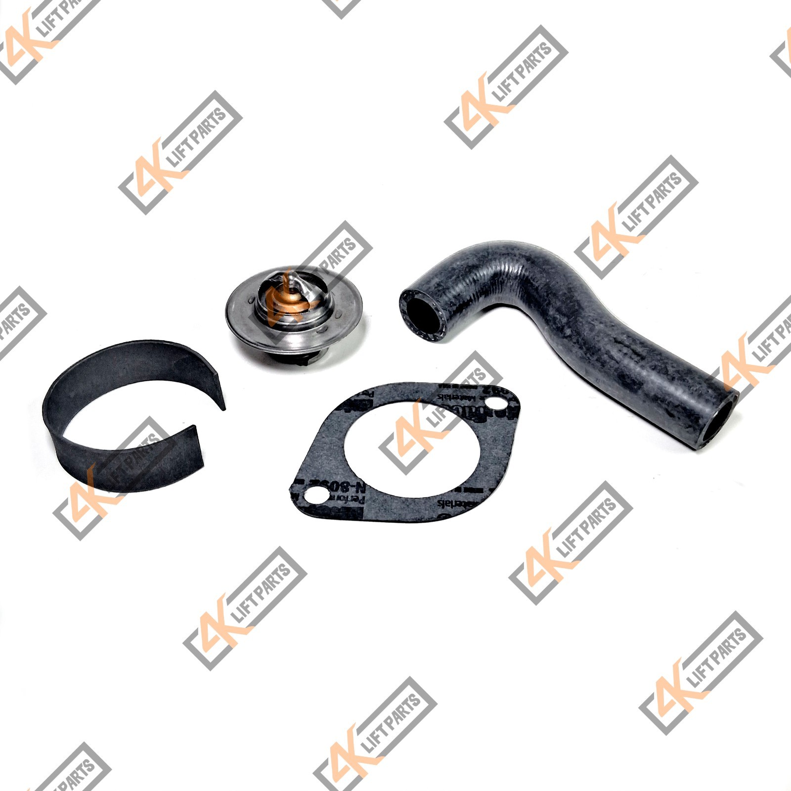 THERMOSTAT KIT WITH HOSE CONTINENTAL TELEDYNE 4 CYL FLAT HEAD F163 F162
