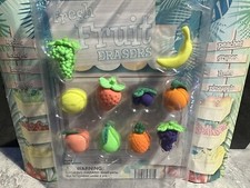 25 Pcs 1.8 “ Vending Machine Capsules, Fruit Erasers. Wow Top Seller picture