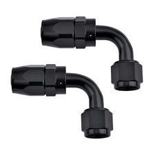 EVIL ENERGY 2PCS 6AN 90 Degree Hose End Fitting For CPE Braided Fuel Hose picture
