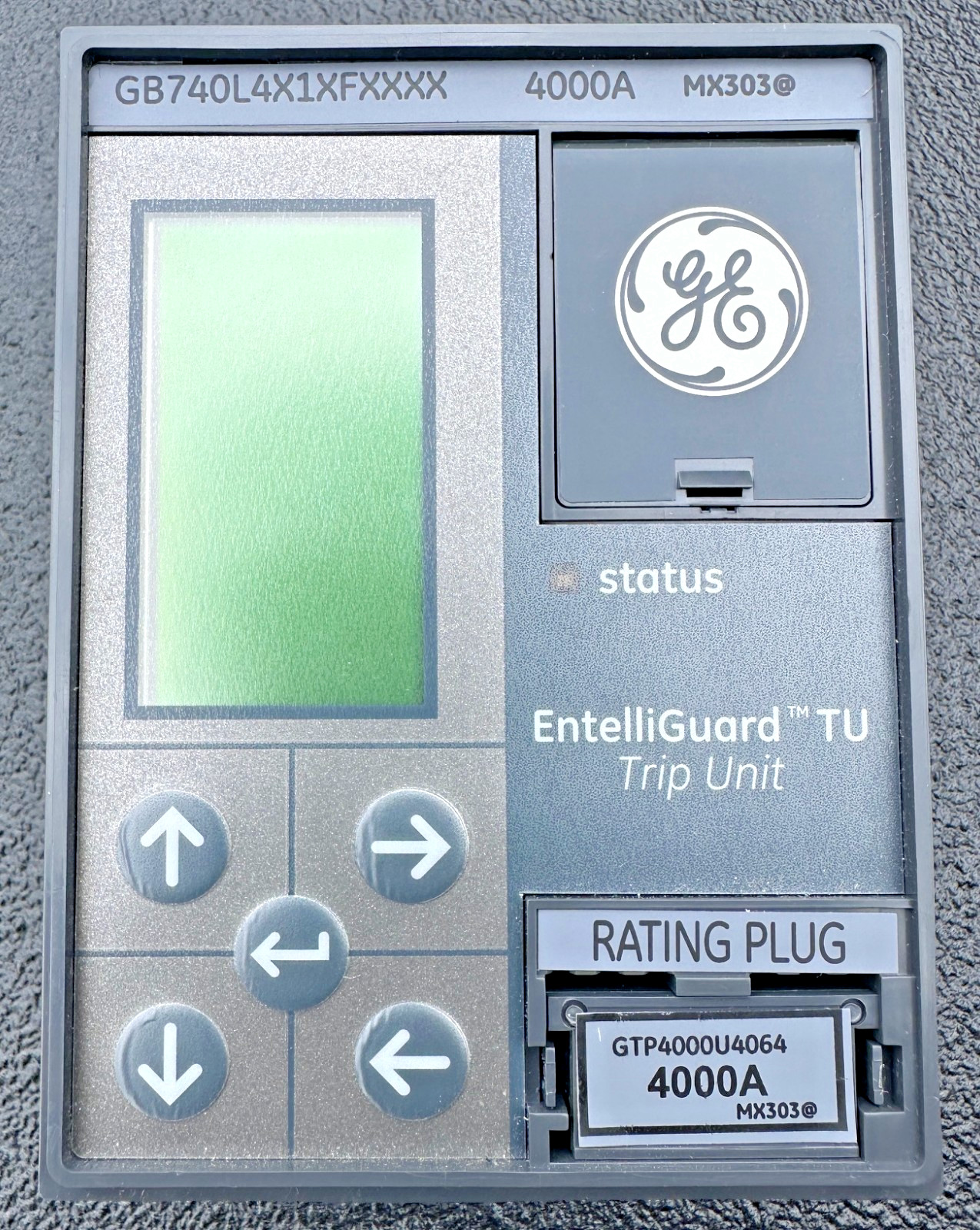 GE Entelliguard Trip Unit w/ Rating Plug TESTED GE Entelliguard Trip Unit w/ Rating Plug TESTED
