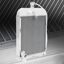 3 Row Aluminum Radiator w/Cap Fits Ford 2N 8N 9N Tractors 8N8005 AR2018 86551430 picture