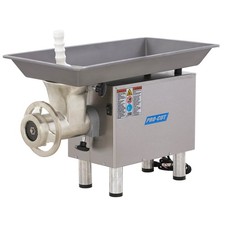 Pro-Cut KG-22-W Stainless Steel Bench Electric Meat Grinder, #22 Hub, 1 HP, 110V picture