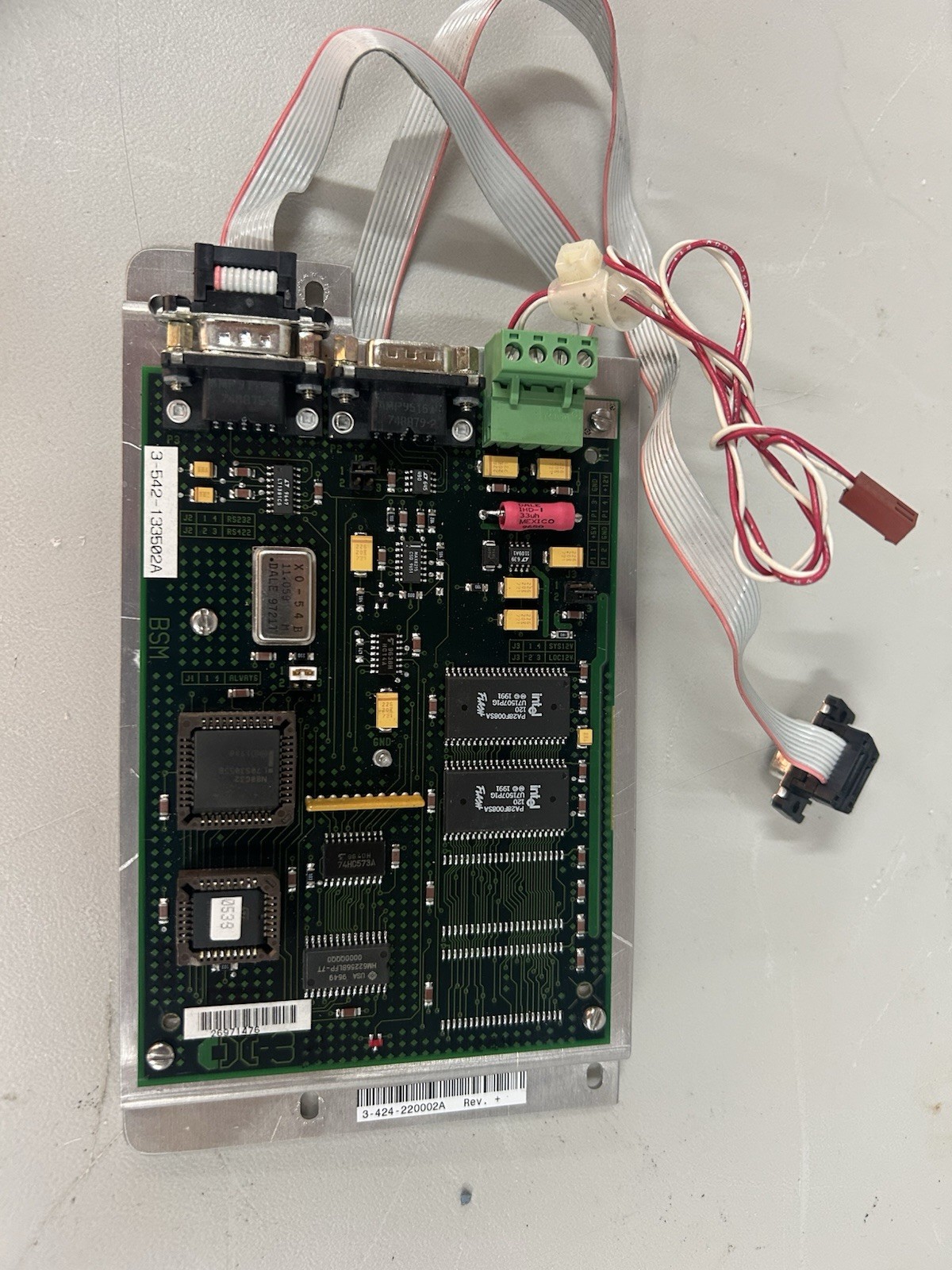 CINCINNATI MILACRON Circuit Board BSM 3-542-133502A, 3-424-220002A