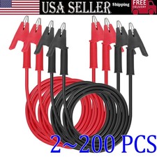 Alligator Clips Electrical Multimeter Test Leads 1500V/15A Jumper Wires Set Lot picture