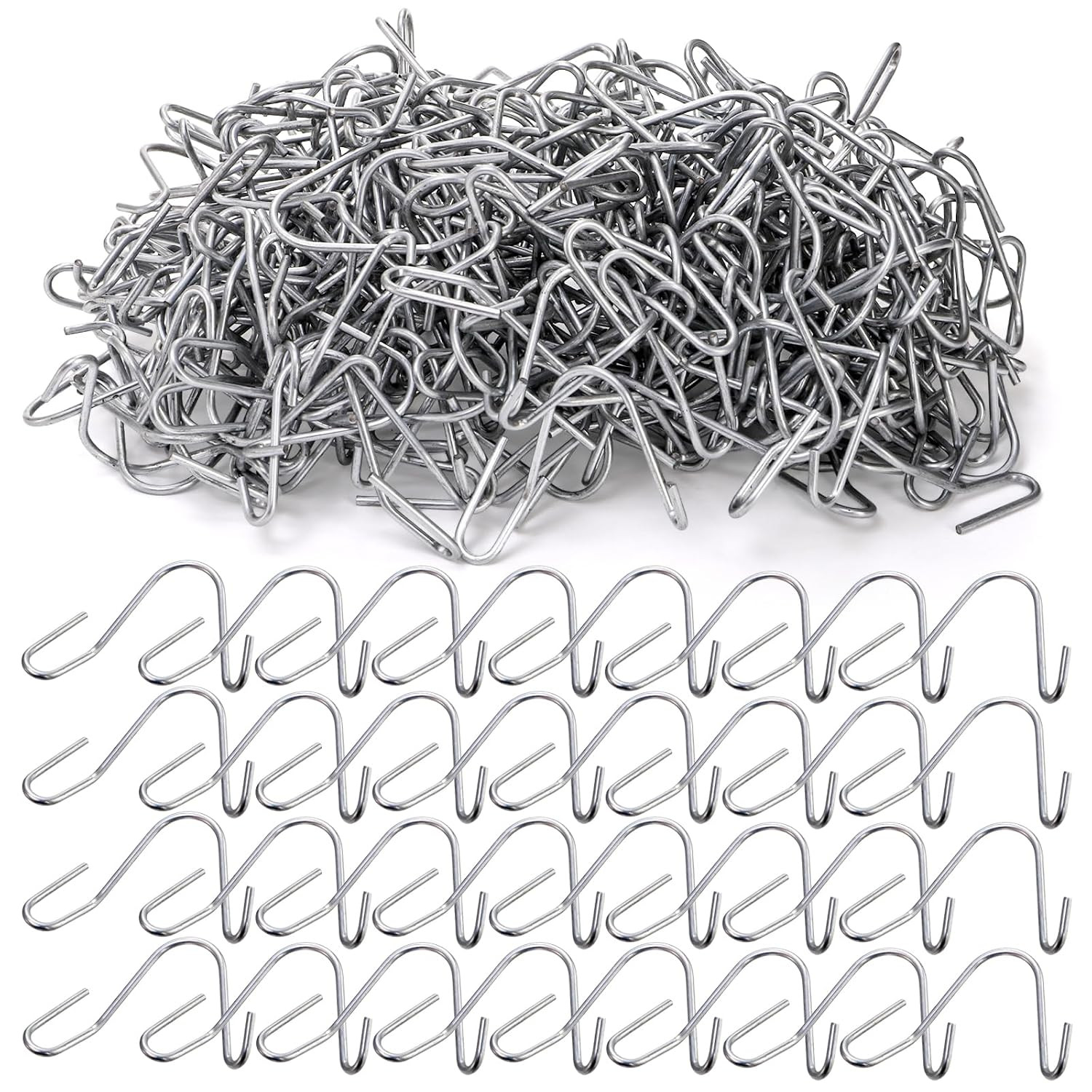 250 Pcs T-Post Wire Clip Galvanized Steel Fence Clips, Convenient Pre-Cut Wire 250 Pcs T-Post Wire Clip Galvanized Steel Fence Clips, Convenient Pre-Cut Wire