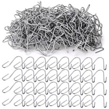 250 Pcs T-Post Wire Clip Galvanized Steel Fence Clips, Convenient Pre-Cut Wire picture
