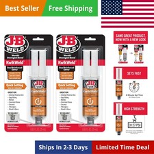 6 Minute Set Epoxy KwikWeld, High Strength, Waterproof, 2 Pack, Dark Grey, picture