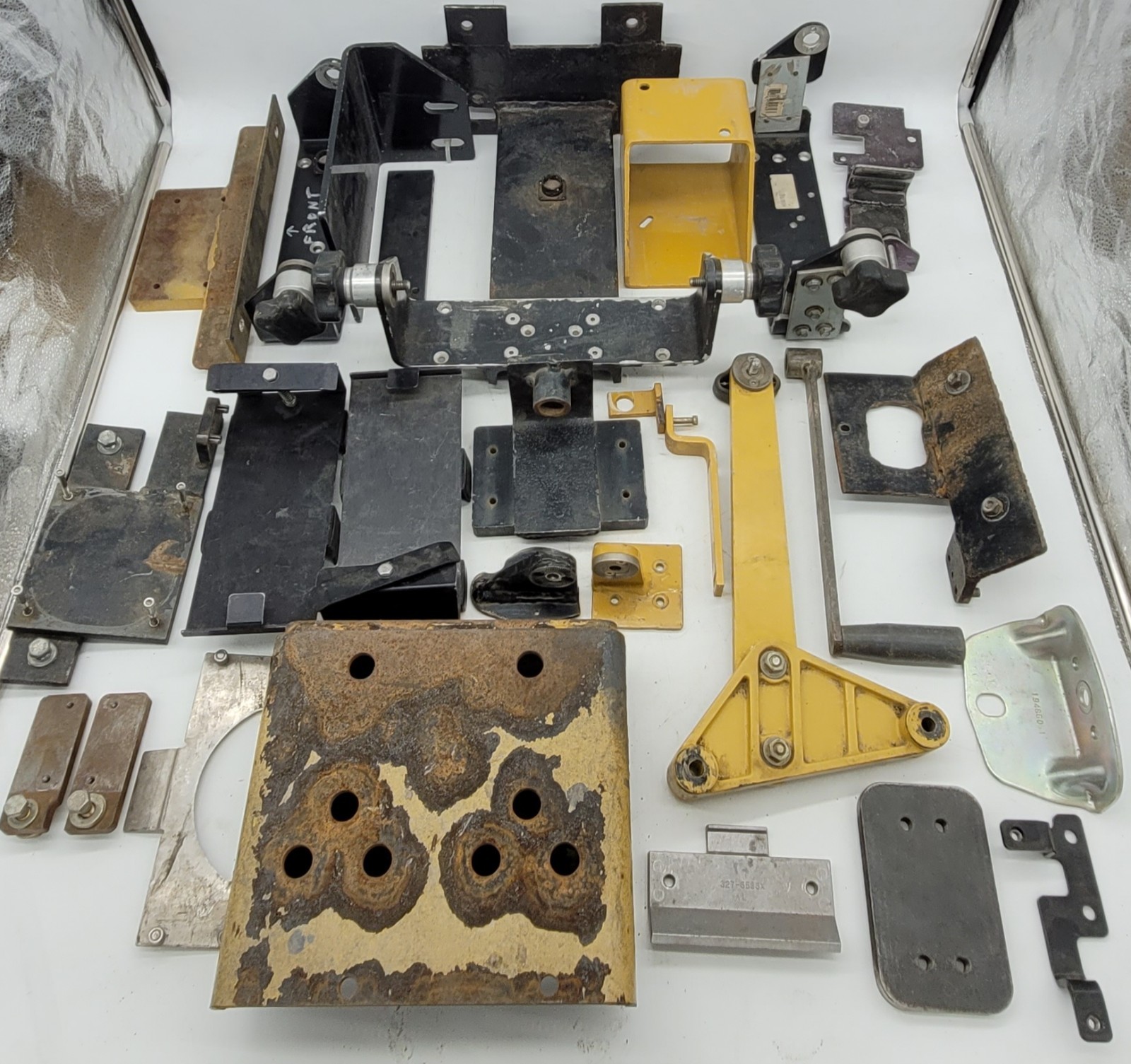 Huge Lot Topcon/CAT Machine Control System Mounts, Brackets for GX60, MC-R3, etc Huge Lot Topcon/CAT Machine Control System Mounts, Brackets for GX60, MC-R3, etc