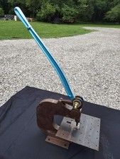 Vintage Heavy-Duty Industrial Bench Punch Press picture