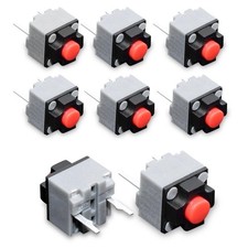 RUNJRX 6 Pcs Kailh Silent Mouse Micro Switch 6 * 6 * 7.3mm 6 Pcs, Red GMS6.0 picture