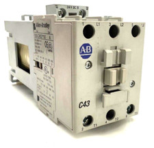 Allen Bradley 100-C43D00 Ser A Contactor, 43A, 110VAC Coil /w 100-S Aux picture