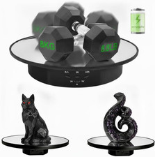 Motorized Rotating Display Stand, 7.8In, 17.6 Lb Load, Mirror Turntable picture