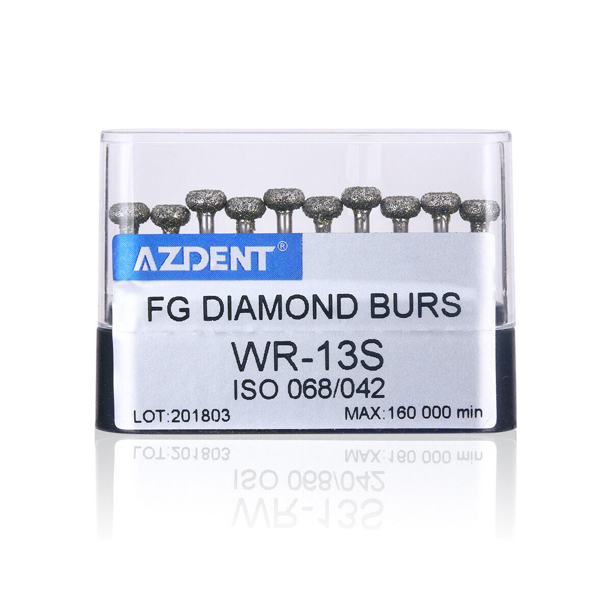 10pcs Dental Super Coarse Diamond FG Burs Drills for High Speed Handpiece AZDENT