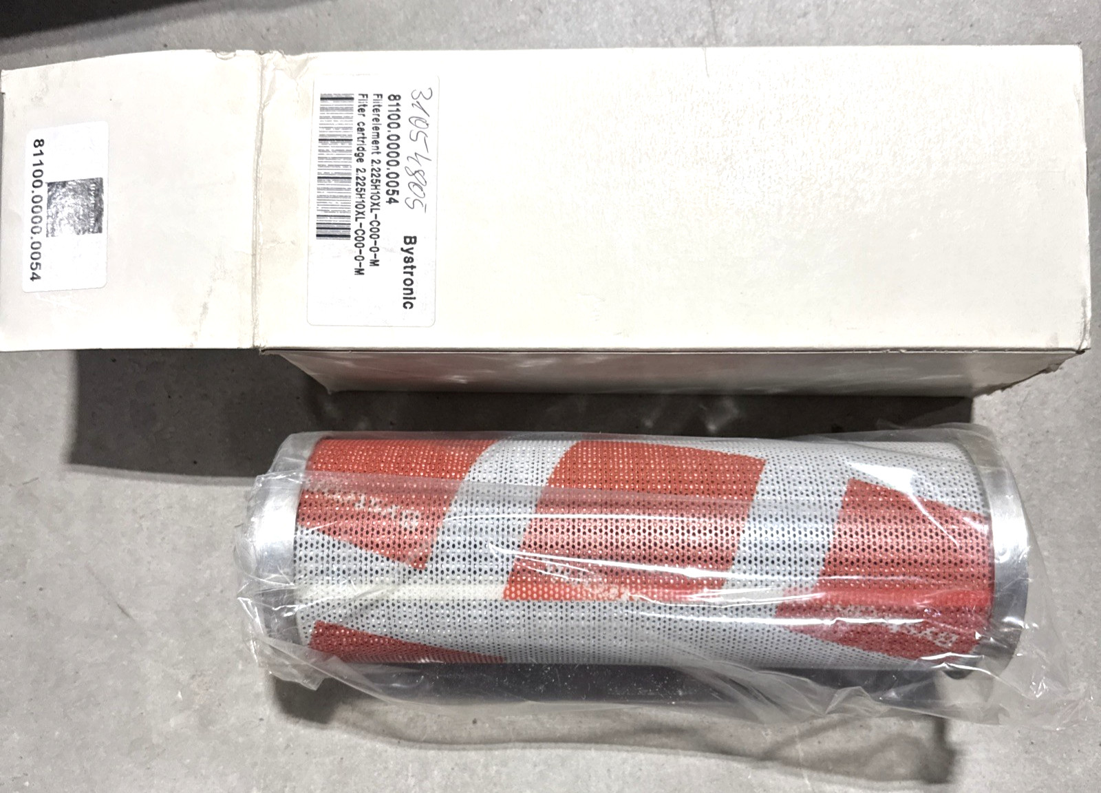 Bystronic 81100.0000.0054 Filter Cartridge 2.225H10XL (GENUINE OEM) *NEW*