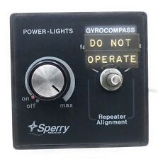 Sperry Marine Gyrocompass Repeater Control Module 1810914 & 1810915 picture