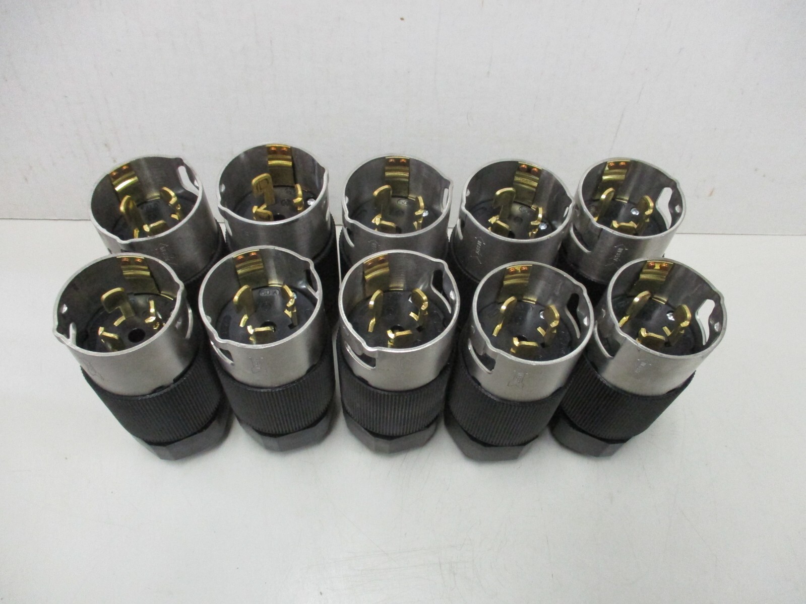 Hubbell CS-8365L 50A 3P 4W 250V 3Ø  Twist Lock Plug  (Qty 10)