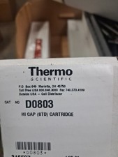 ** NEW NEVER OPENED THERMO SCIENTIFIC  D0803 HI CAP CARTRIDGE  picture