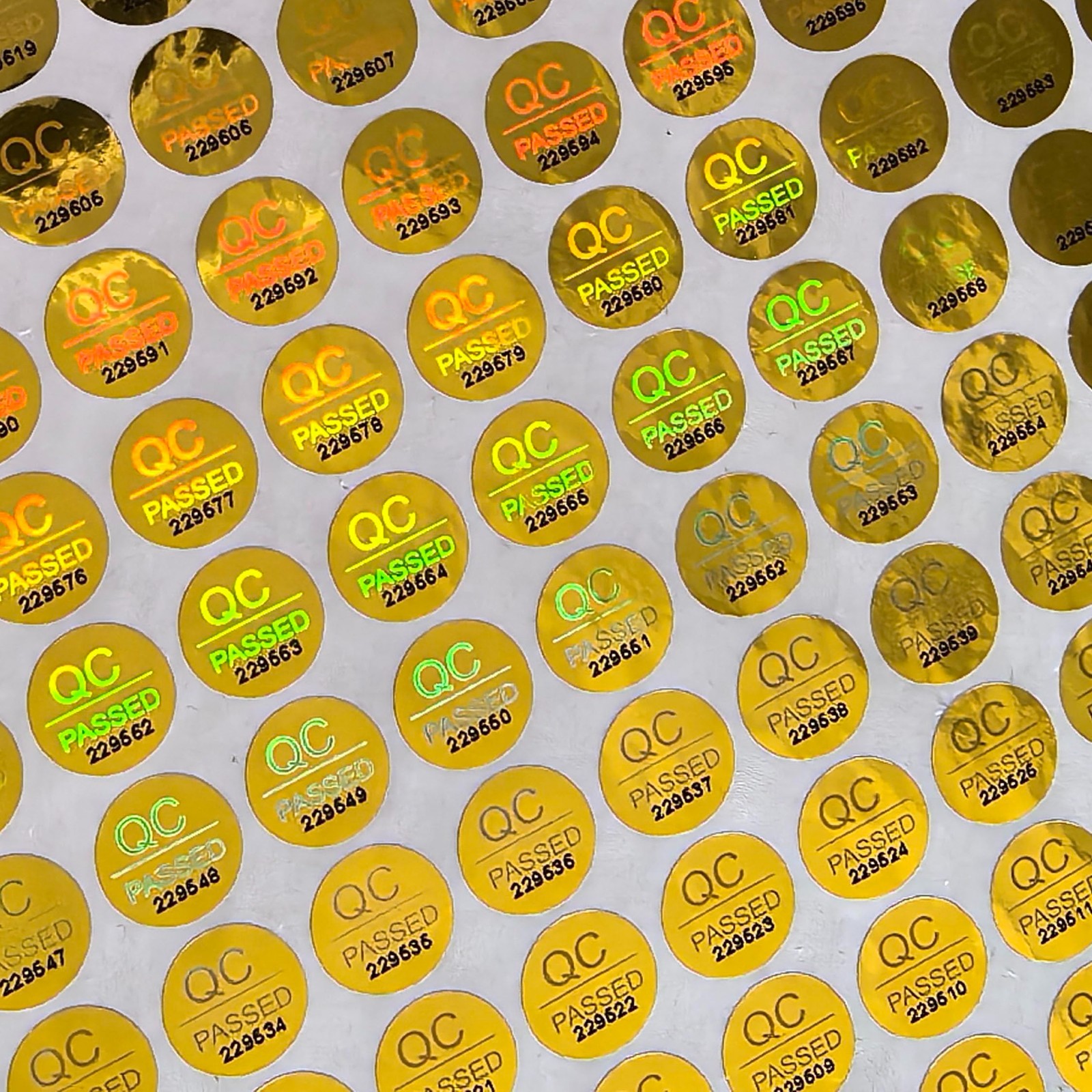 2300pcs Tamper Proof Stickers 0.39\ 2300pcs Tamper Proof Stickers 0.39\
