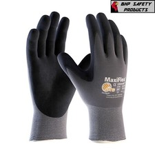 34-874 MaxiFlex Ultimate Micro Foam Nitrile Grip Coated PROTECTIVE WORK GLOVES picture