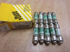 Bussmann FNQ-R-2 LOT OF 10 New 2 Amp 600V 200kA Time Delay Fuse Class CC NNB picture
