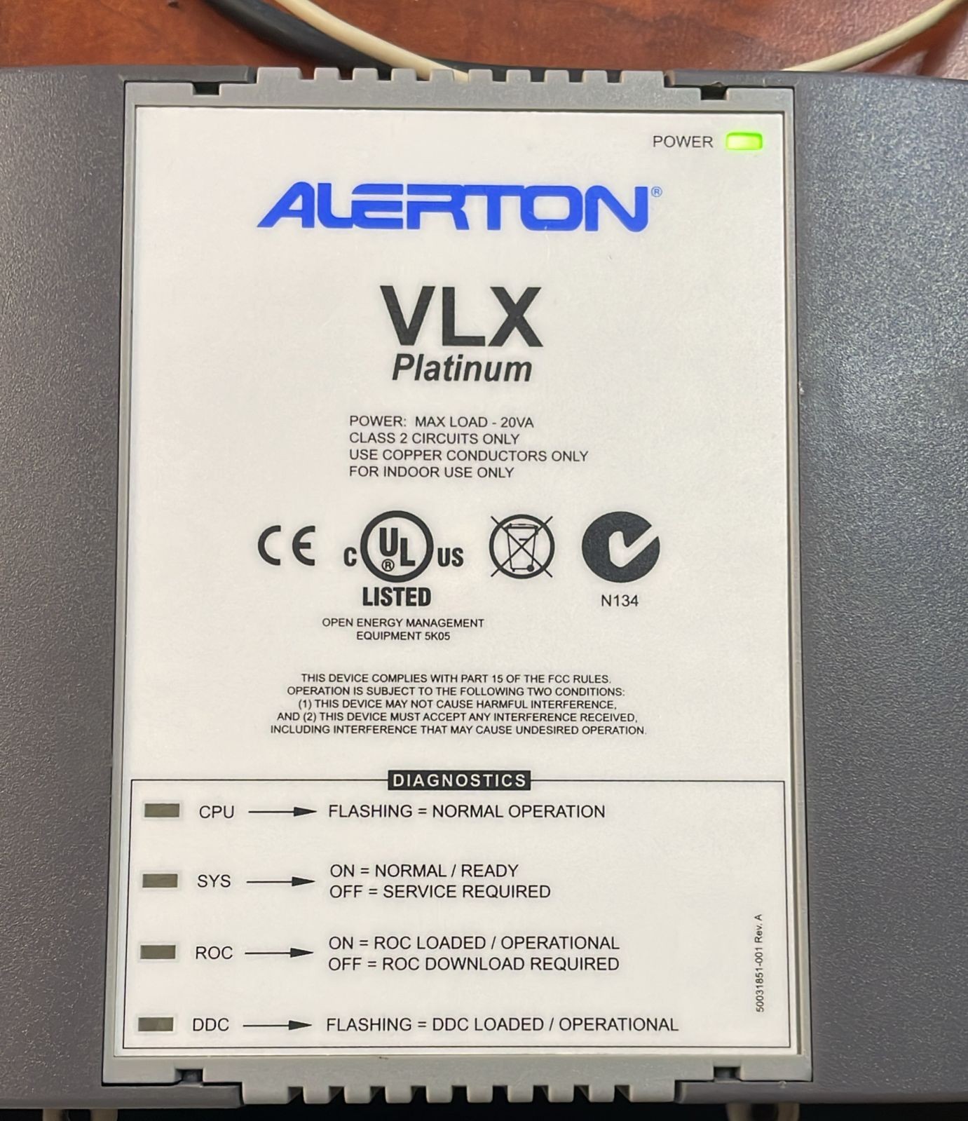 ALERTON VLX PLATINUM MANAGEMENTLEVEL FIELD CONTROLLER- TRIED & TESTED ALERTON VLX PLATINUM MANAGEMENTLEVEL FIELD CONTROLLER- TRIED & TESTED