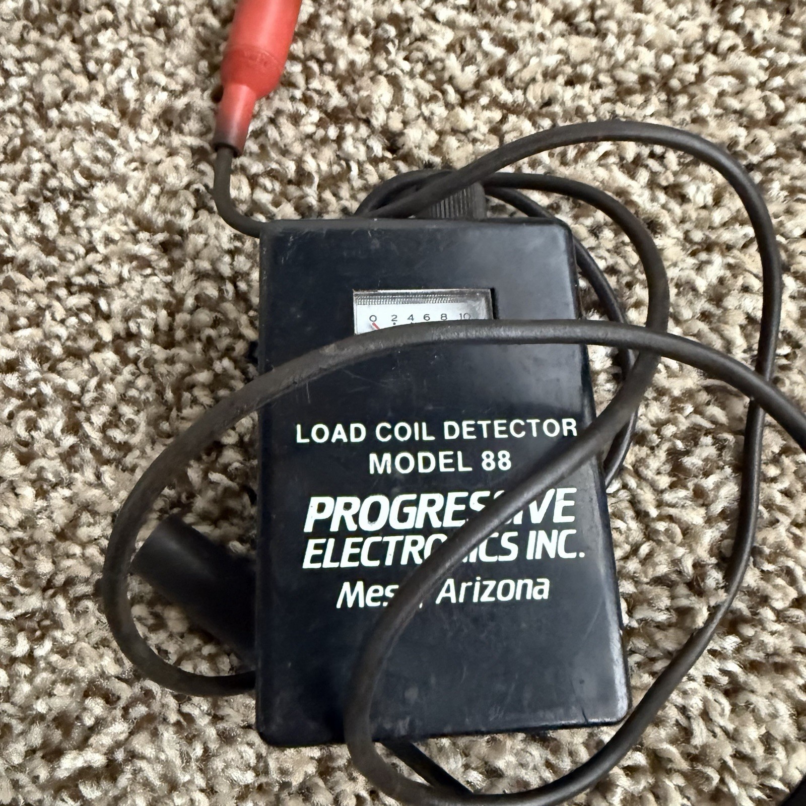 Vintage Progressive Electronics Model 88 Load Coil Detector Telecom Tester Vintage Progressive Electronics Model 88 Load Coil Detector Telecom Tester