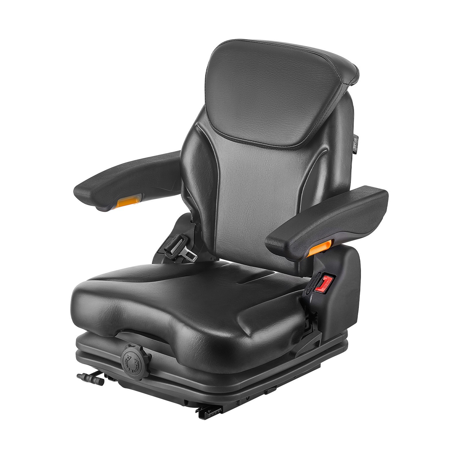 Forklift Seat Tractor Suspension Seat Fold Down Adjustable Back & Headrest Forklift Seat Tractor Suspension Seat Fold Down Adjustable Back & Headrest