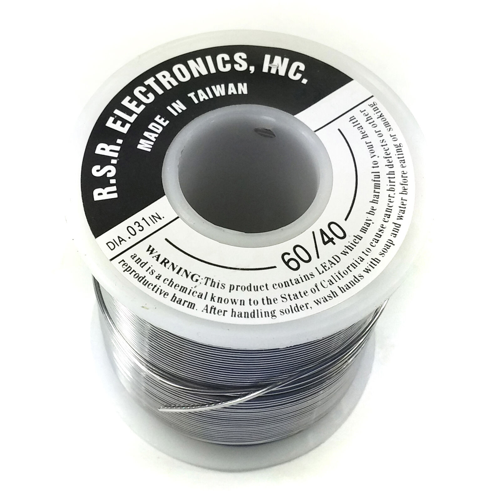 1 Pound Rosin Core Solder Spool - 60/40 - Thickness .031\