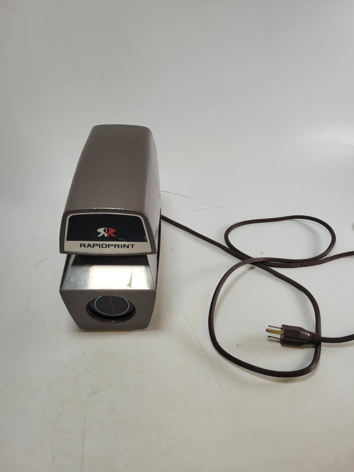 Vintage Rapidprint AR-E Time Date Recorder Stamp Machine Industrial Office