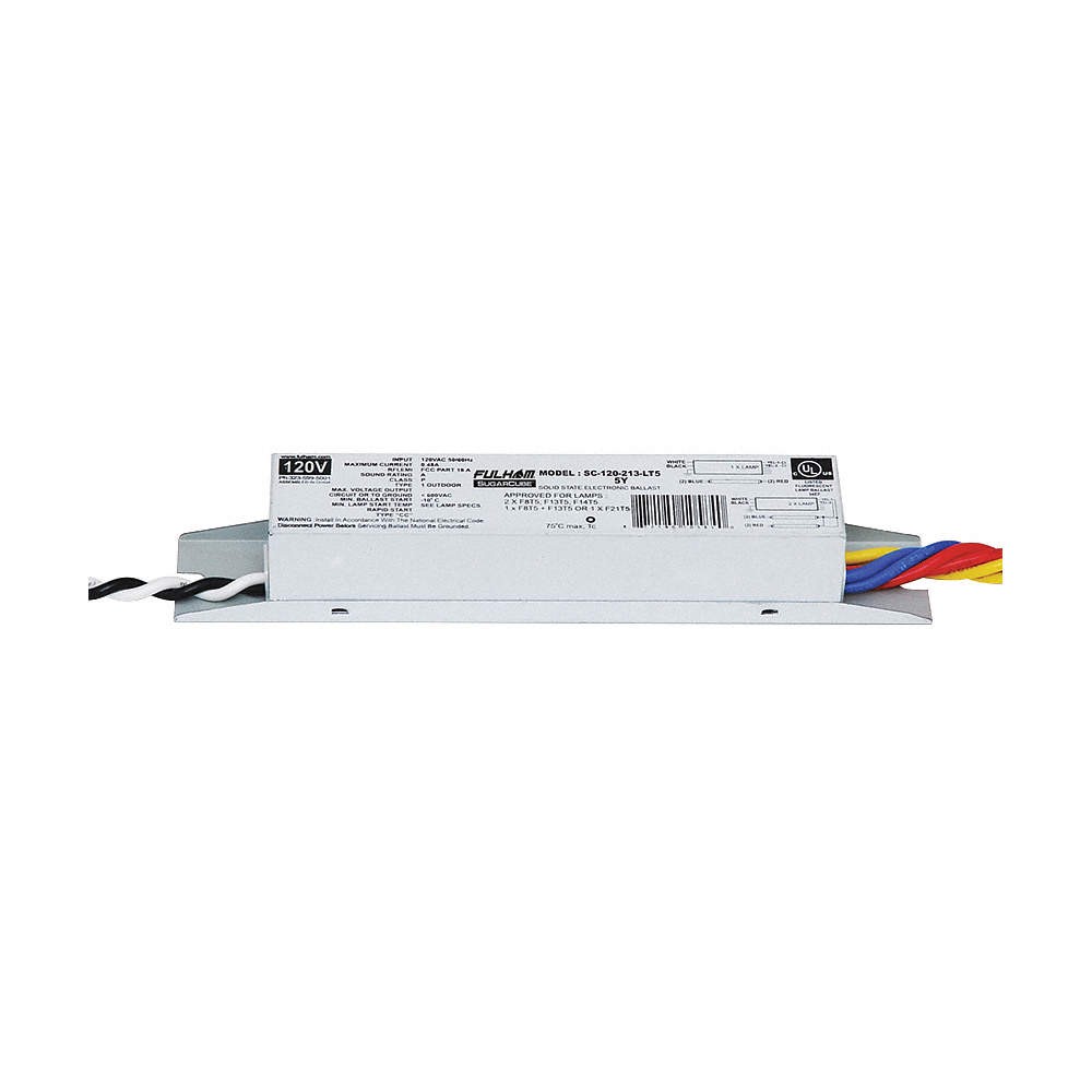 FULHAM SC-120-213-LT5 Fluorescent Ballast,Electronic,Rapid,30W 35JE77 FULHAM SC-120-213-LT5 Fluorescent Ballast,Electronic,Rapid,30W 35JE77
