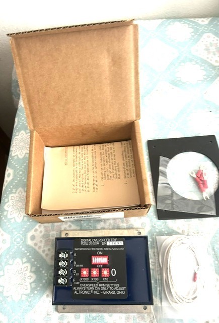 Altronic DO-3300A Digital Overspeed Trip, Ignition Digital Speed Switch