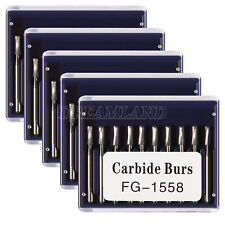 50pcs Dental Carbide Burs FG1558 1.6mm for High Speed Handpiece picture